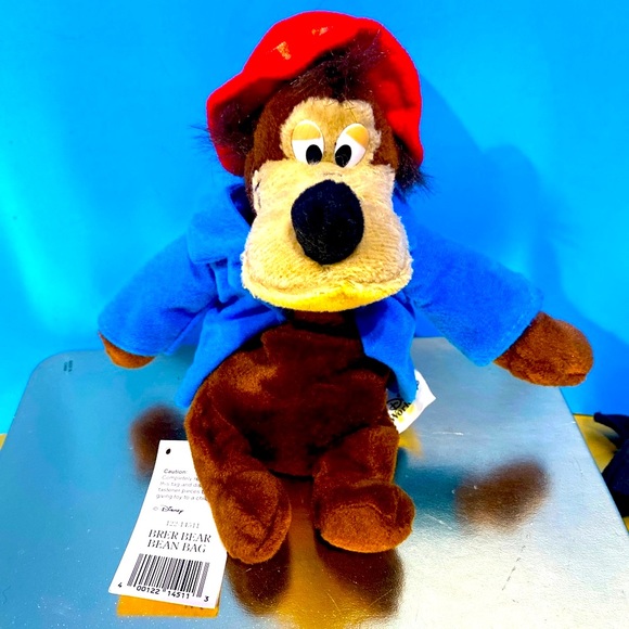 WALT DISNEY NWT 90s SPLASH MOUNTAIN CHARACTERS BRER RABBIT, FOX, BEAR & VULTURE - Picture 8 of 16